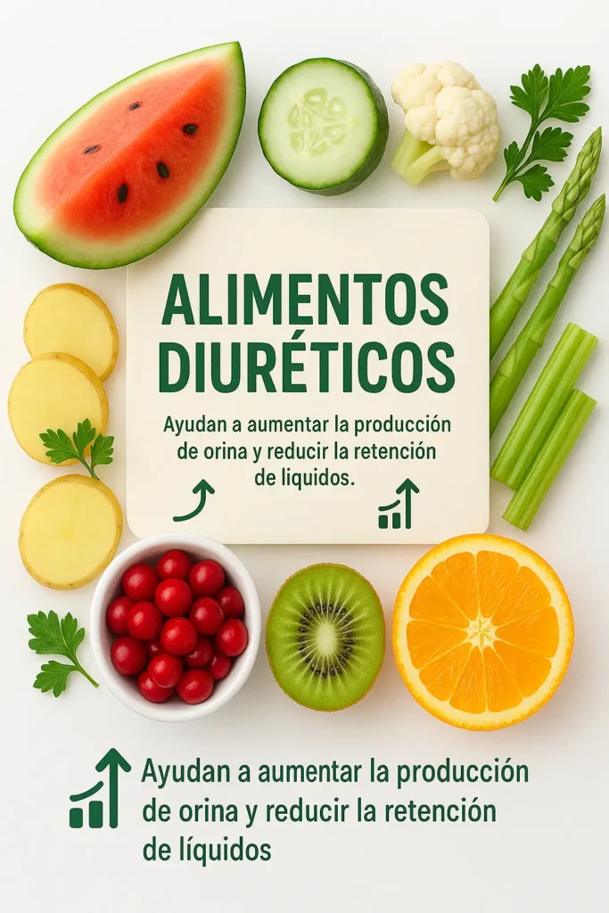 alimentos diuréticos