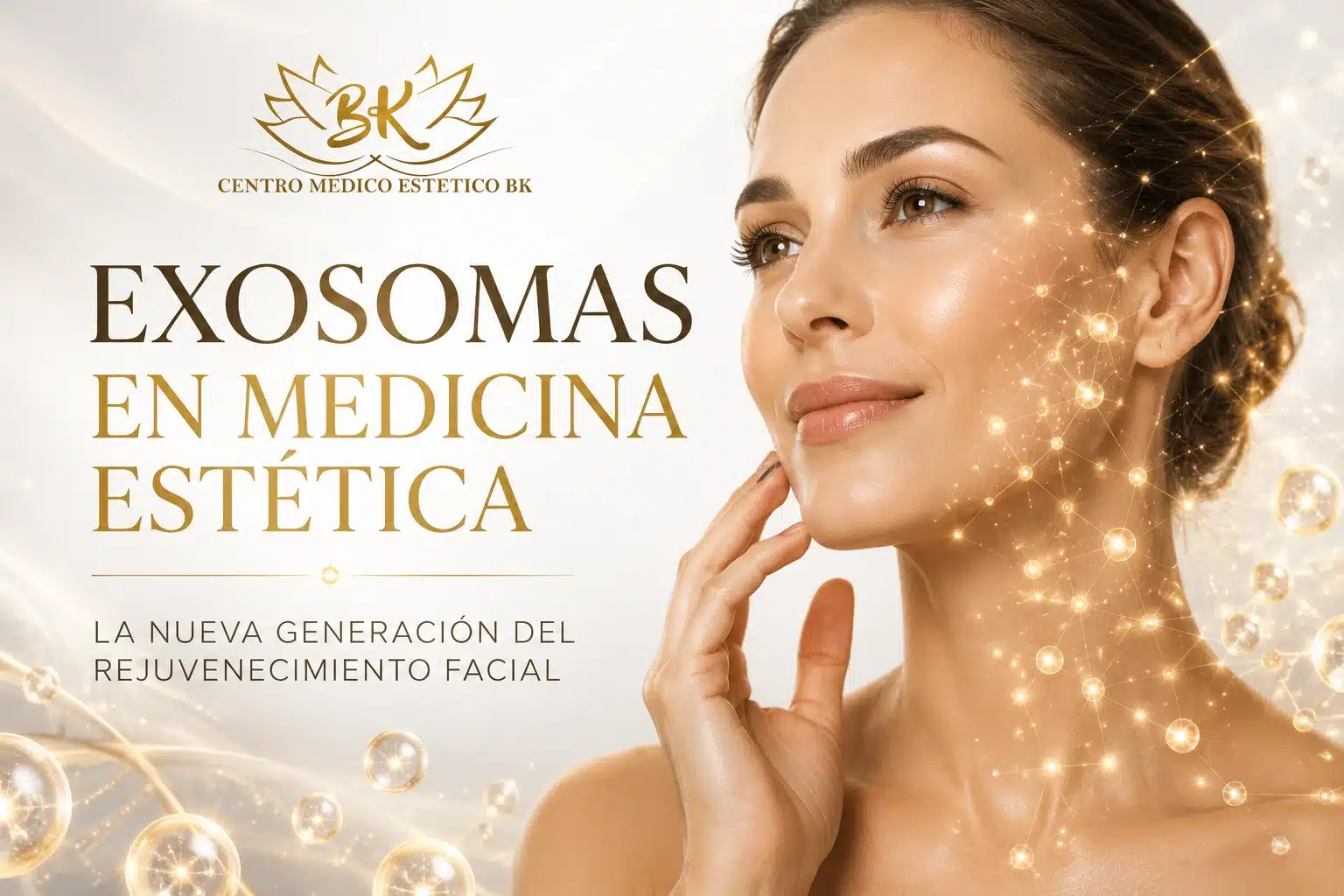 Exosomas en medicina estética para el rejuvenecimiento facial en Clínica BK