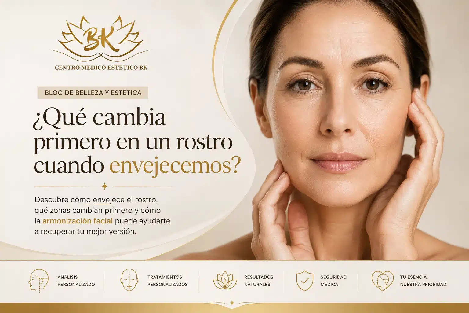 El envejecimiento facial comienza antes de lo que imaginamos debido a la pérdida progresiva de colágeno, elastina y volumen facial.